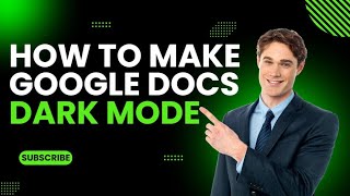 How to make Google Docs dark mode  Google Docs dark mode [upl. by Stoll]