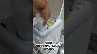 COMO TROCAR O FILTRO DO PURIFICADOR ELECTROLUX PE11B E PE11X [upl. by Dwane481]