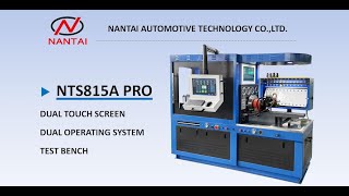 NANTAI NTS815A PRO Dual Touch Screen Dual Operating System Diesel Injector Pump Test Bench [upl. by Vincenz]