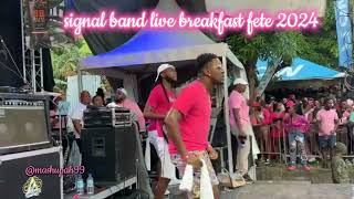 signal band live breakfast fete 2024 [upl. by Htebaras]