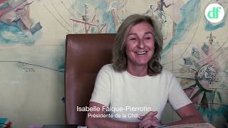 TROIS QUESTIONS A  Isabelle FalquePierrotin Présidente de la CNIL [upl. by Walli]