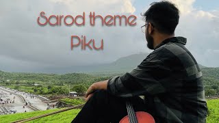 Sarod Theme  Piku  Violin Cover adityakale piku violincover deepikapadukone irfankhan music [upl. by Manvil]