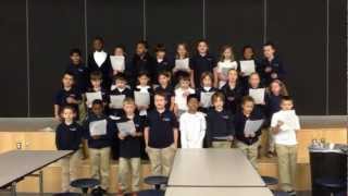 Foxborough Regional Charter School Grade 3 Composes amp Sings [upl. by Eilegna823]