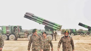 Slow Motion SMERCH Multi Barrel Rocket Launcher  Indian Army Regiment of Artillery [upl. by Solotsopa]