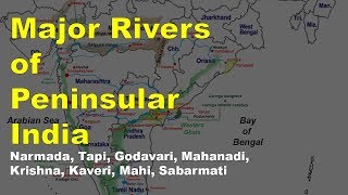 Peninsular Rivers of India  Geography UPSC IAS NDA CDS SSC CGL [upl. by Leiru]