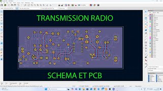 PCB dune transmission radio AM dans KICAD [upl. by Anippesuig]