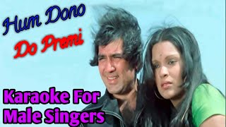 Hum Dono Do Premi  Karaoke With Female Voice Mithu Bhattacharya [upl. by Ayna]