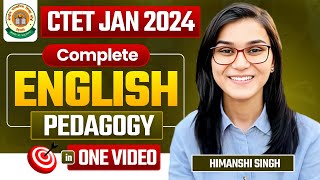 CTET 2024  English Pedagogy Complete Marathon by Himanshi Singh [upl. by Kared358]