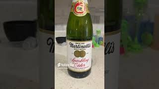 martinellis sparklingcider drink nonalcoholicdrink holidaydrink favoritedrink goodstuff [upl. by Eenalem]