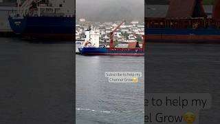 🛳️Cargo Vessel Offloading Hareid Norway shorts cargoship [upl. by Wiebmer]