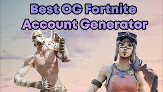 The Best OG Fortnite Account Generator In 2024 [upl. by Madel]