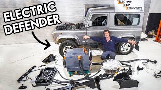 The Ultimate EV CONVERSION KIT for your Defender No Wiring No Fabrication just BOLT it in and go [upl. by Emili]