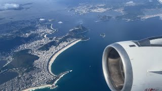 Ponte Aérea  LATAM A319 Rio de Janeiro SDU  São Paulo GRU [upl. by Cinamod]