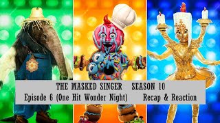 Masked Singer Season 10  One Hit Wonder Night Recap amp Reaction [upl. by Floria]