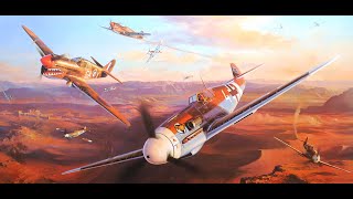 Classic Duels  Curtiss P40 Warhawk vs Messerschmitt Bf 109 [upl. by Seagraves]