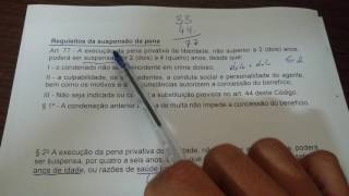 Sursis  Suspensão condicional da pena [upl. by Ayak]