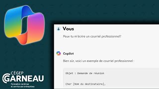 Rédiger un courriel professionnel avec Copilot [upl. by Lolly]
