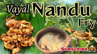 Vayal NANDU FRY  Village Receipe  Mom Special  Home cook Food vlog  Amma samayal chikoooaj [upl. by Suoiradal]