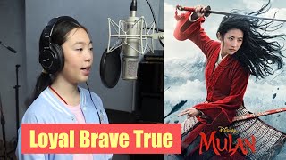 Voice Loyal Brave True from Mulan  Voice Recording [upl. by Trixi]