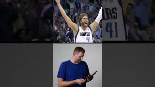 Dirk Nowitzki GameWinner Reaction 👀 [upl. by Adnat]