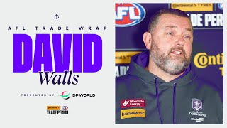 I think Shai can really elevate our side  David Walls AFL Trade wrap [upl. by Tessa682]