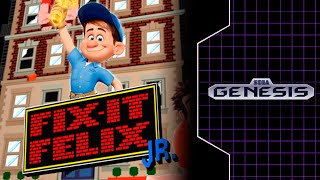 FixIt Felix Jr  Sega Genesis  Kega Fusion  Full HD 1080p60fps Gameplay [upl. by Ydroj]