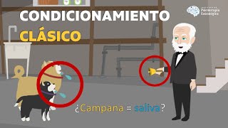 Condicionamiento clásico de Pavlov con ejemplos Así funciona Resumen animado [upl. by Ahseiat995]