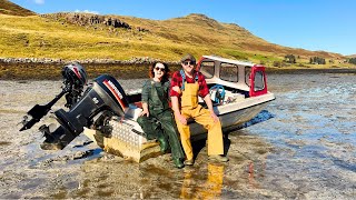 High amp Dry On A Scottish Island  Taking The Boat From Our Cottage On The Isle Of Skye  Ep91 [upl. by Hars]