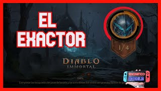 LOGRO EL EXACTOR  DIABLO IMMORTAL [upl. by Yancey]