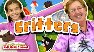 Critters  Fun Animal Movement Song for Kids  Jack Hartmann [upl. by Tik709]