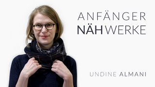 Nähanfänger Meine ersten Näherfolge und ein Schal Und Links [upl. by Yma]