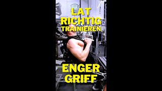 Latissimus richtig trainieren am Kabelzug enger Griff [upl. by Enelcaj134]