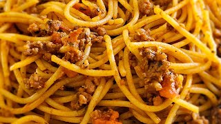 122🌺 Recette du spaghetti bolognese idée repas simple et rapide Spaghetti à la viande hachée [upl. by Rubia]