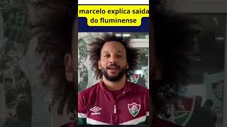 MARCELO JOGADOR FLUMINENSE DECLARAÇAO PORQUE RESCINDIU O CONTRATO APOS BIGA COM MANO MENEZES [upl. by Hareehat]