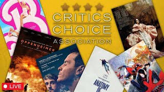 2024 CRITICS CHOICE AWARD NOMINATIONS REACTION LIVESTREAM [upl. by Sarid]