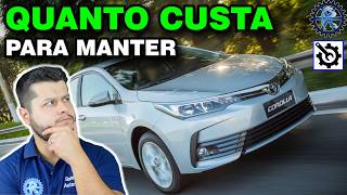 TOYOTA COROLLA XEi 2018  QUANTO CUSTA para manter [upl. by Annotahs966]