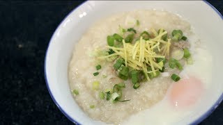 Jok  Congee  Breakfast Rice Porridge Recipe โจ้กหมู  Hot Thai Kitchen [upl. by Haik193]