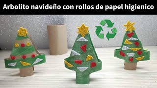 árbol de navidad con material reciclado adornos navideños fáciles de hacer manualidades para niños [upl. by Aliza]