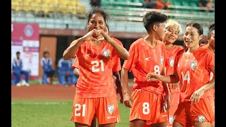 SAFF Womens Championship 2024 Pakistan 25 India  Highlights [upl. by Files]