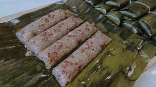 Ganito ang gawin mo sa malagkit na bigas para sa napakasarap na Suman Inatata recipe [upl. by Kasevich59]