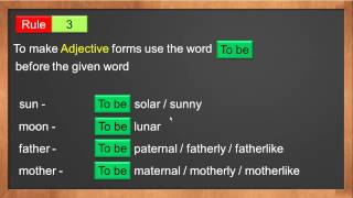 Interchange of parts of speech [upl. by Leid]