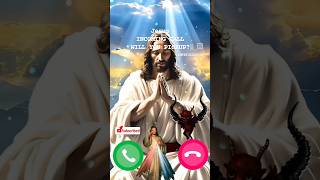 Jesus Incoming call 🙏jesus shorts call trending [upl. by Isyed]