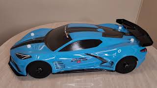 Arrma Infraction v2 C8 Corvette Body And Build [upl. by Mab655]