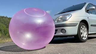 EXPERIMENT Car vs Wubble Bubble  Crushing Crunchy amp Soft Things by Car [upl. by Brew]