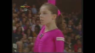 Tatjana Lysenko URS  World Cup 1990  Horse Vault Final [upl. by Sankey71]