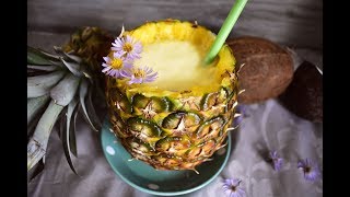 Piña Colada Smoothie Recipe [upl. by Bernetta]