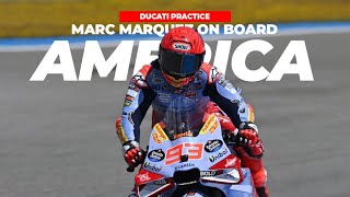 Full Race America On Board Marc Marquez  Update MotoGP On Board [upl. by Norwood106]