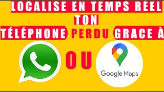 Configurez cette fonctionnalité pour lociliser votre téléphone sil se perd grâce à WhatsAppgoogle [upl. by Ahsenik]