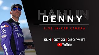 Denny Hamlin Las Vegas incar camera  NASCAR [upl. by Nirac]