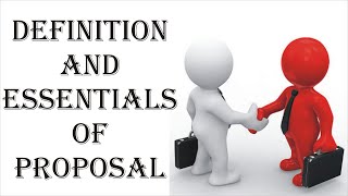 Definition and Essentials of Proposal  Indian Contract Act 1872  Law Guru [upl. by Sorvats736]